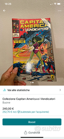 Collezione Capitan America Fumetti