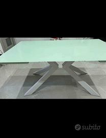 Tavolo bianco moderno allungabile