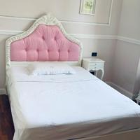 LETTO ALLA FRANCESE CON COMODINO E CIEL DE LIT