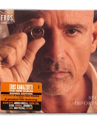 Eros Ramazzotti "Una Storia Important" AUTOGRAFATO