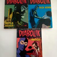 DIABOLIK-ANNO XVI-DEL 1977-NUM.13-14-15-ASTORINA