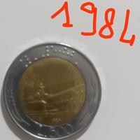 Monete Lire 500 1984-1988-1989