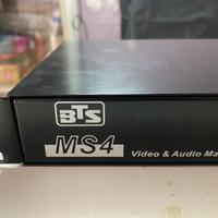 BTS MS4 – Video & Audio Matrix 4x4 professionale