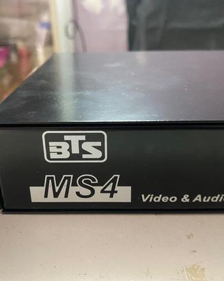 BTS MS4 – Video & Audio Matrix 4x4 professionale