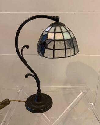 Lampada Vintage Stile Tiffany Abatjour Art Nouveau