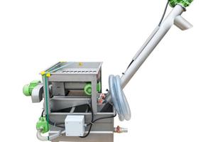 Gruppo defogliatura e lavaggio minifrantoio