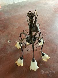 2 Lampadari, Lampada piccola, 2 bajour.