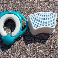 Set WC Bambini: Riduttore + Sgabellino Antiscivolo