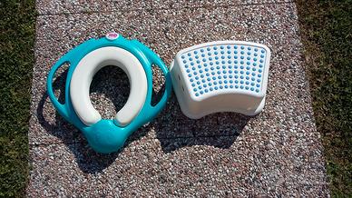 Set WC Bambini: Riduttore + Sgabellino Antiscivolo