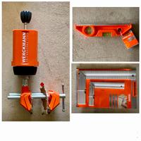 Set attrezzi morsa livella squadra Werkmann NUOVI