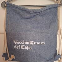 Zainetto Vecchio amaro del capo in denim.