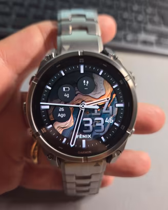 Garmin Fenix 8 47mm Sapphire Titanio + Bracciale
