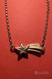Dodo collana in oro rosa stella cometa