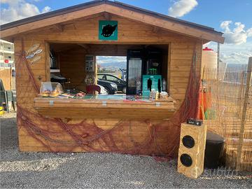 Casetta in legno-chiosco