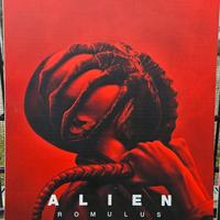 Locandina film Alien Romulus su polionda 100 x 120
