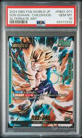 PSA 10 SON GOHAN CHILDHOOD FB01-071 DRAGON BALL JP