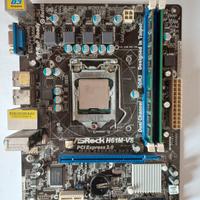 intel pentium g620 scheda madre asrock h61m-vs ram