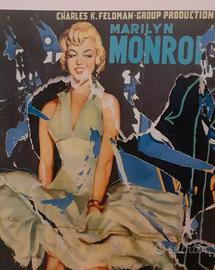 Mimmo Rotella,Quando la Moglie è in Vacanza 100x70