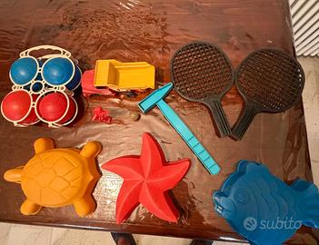 Giochi Bimbi da spiaggia-vintage