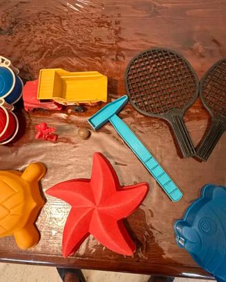Giochi Bimbi da spiaggia-vintage
