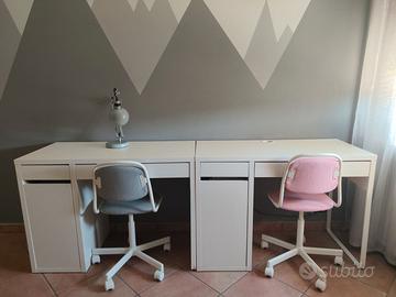 IKEA 2 scrivanie + 2 sedie