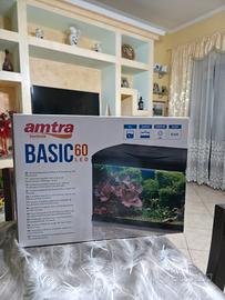 acquario amtra basic 60 led (nero) NUOVO