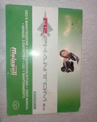 Libretto uso e manutenzione Malaguti Phantom F12 