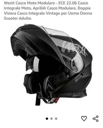 Casco moto taglia M