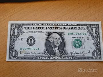 banconota da 1 dollaro anno 1981