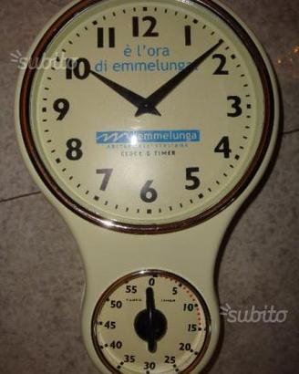 Orologio e Timer da parete 30 x 20 cm Emmelunga