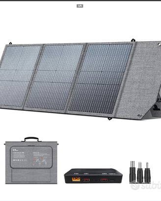 Pannello Solare Monocristallino Portatile 100W