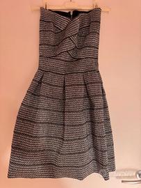 Vestito elegante corto con brillantini 