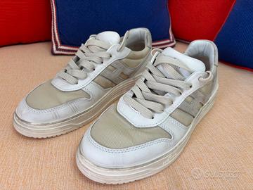 Hogan – Sneakers casual uomo (Misura 8, bianco/ecr
