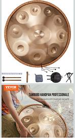 Handpan Tamburo 550 mm, 10 Toni