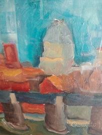 quadro a olio su tela