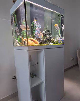 Acquario Askoll Pure Opera 110 + Mobile Bianco 