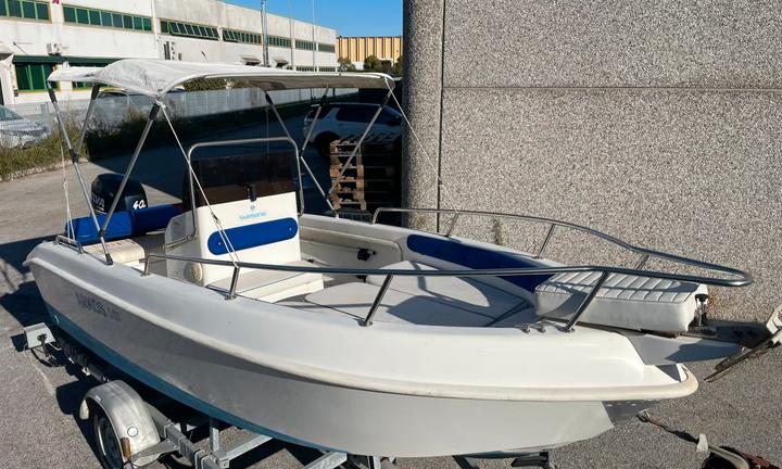 Arkos 507 + selva Yamaha 40/60 + carrello