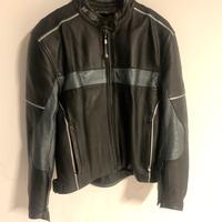 Giacca moto pelle MTECH taglia 48 ottime condizini