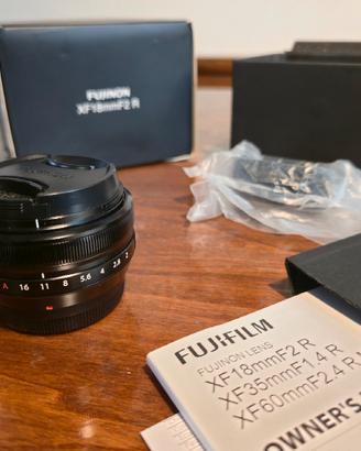 Fujinon XF 18mm F2 R (come nuovo) 