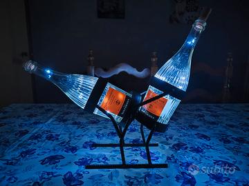 Lampada bottiglia con luci LED
