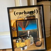 Specchio pubblicitario cacharel vintage