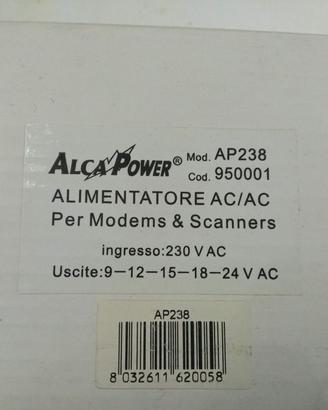 ALIMENTATORE ALCAPOWER Mod. AP 238 COD. 950001