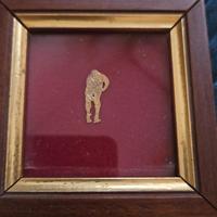 Quadretto con giocatore football americano 