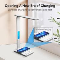 LAMPADA LED DA TAVOLO RICARICARIBILE 6IN1 WIRELESS