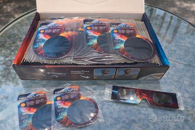 10 Occhiali Eclissi 2026 ISO 12312-2 + Filtri