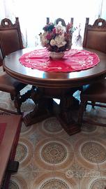 Tavolo tondo + 6 sedie