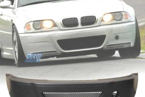 PARAURTI ANTERIORE BMW E46 M3 LOOK CSL SPLITTERS C