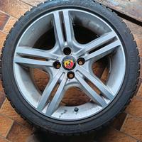  4 gomme da neve complete di cerchi in lega