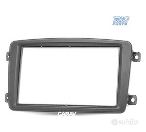 CORNICE NERA RADIO 2-DIN MERCEDES CLASSE-C W203 CL
