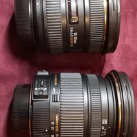 kit due ottiche sigma per nikon 